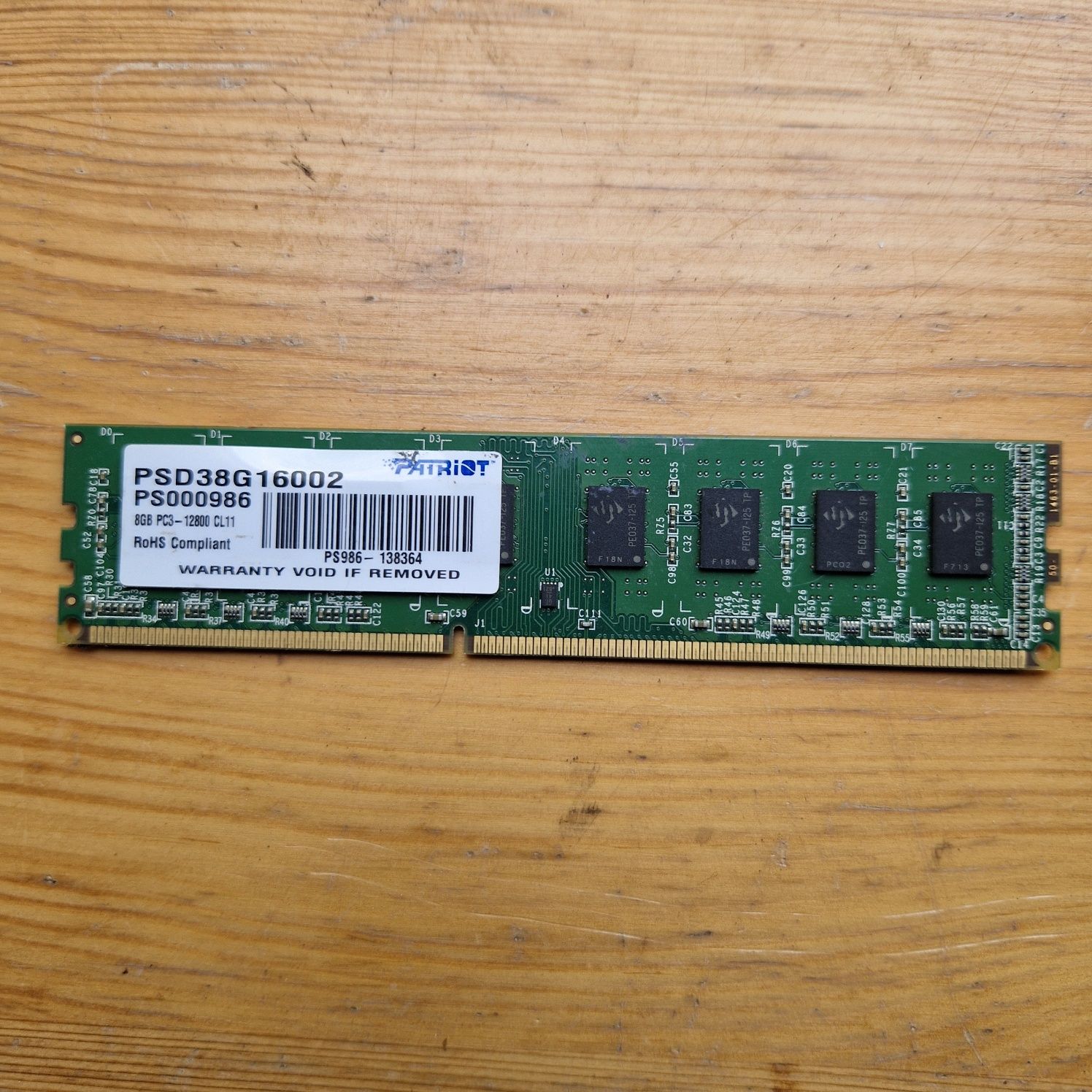 DDR3 8GB pc3 12800