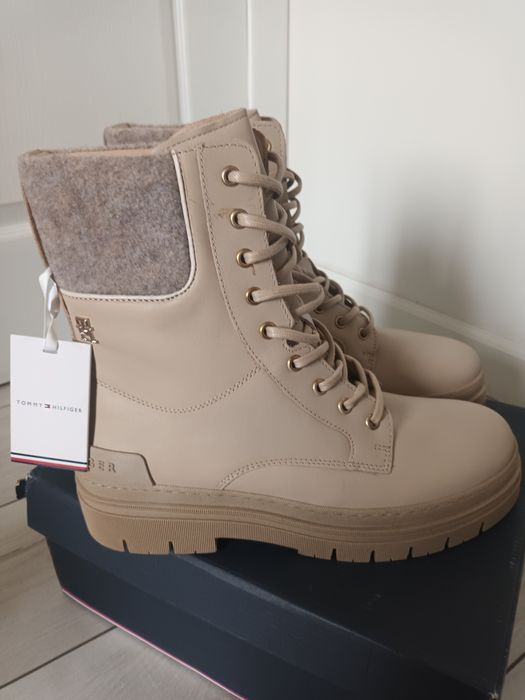 Продам зимние кожаные ботинки Tommy