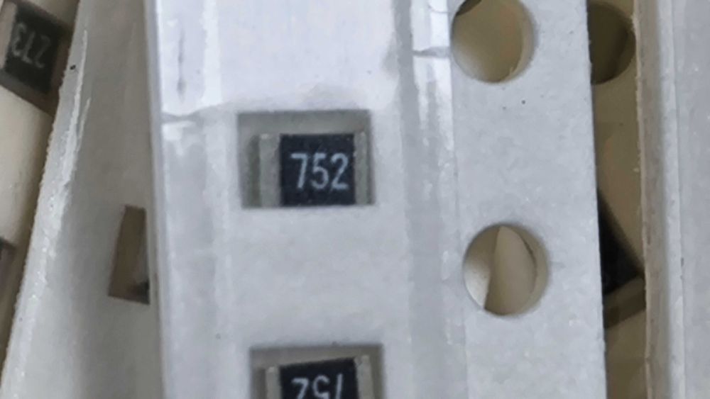 Resistências SMD 0805 5% vários valores ohms componente eletrônico ohm