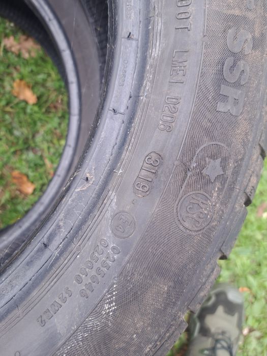 Opony zimowe 205/55/16 Continental runflat