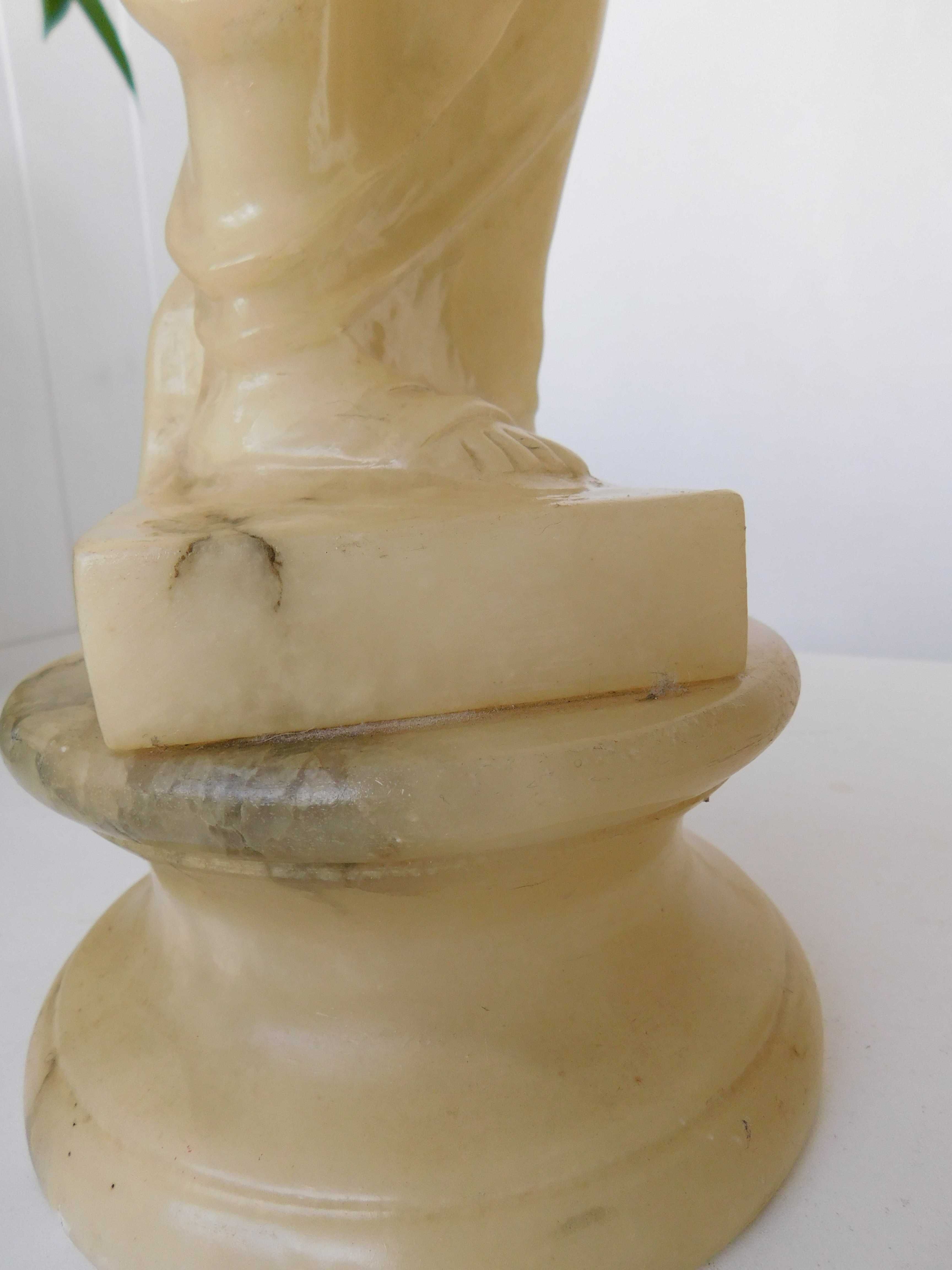 Estatueta escultura alabastro antiga de Venus de Milo