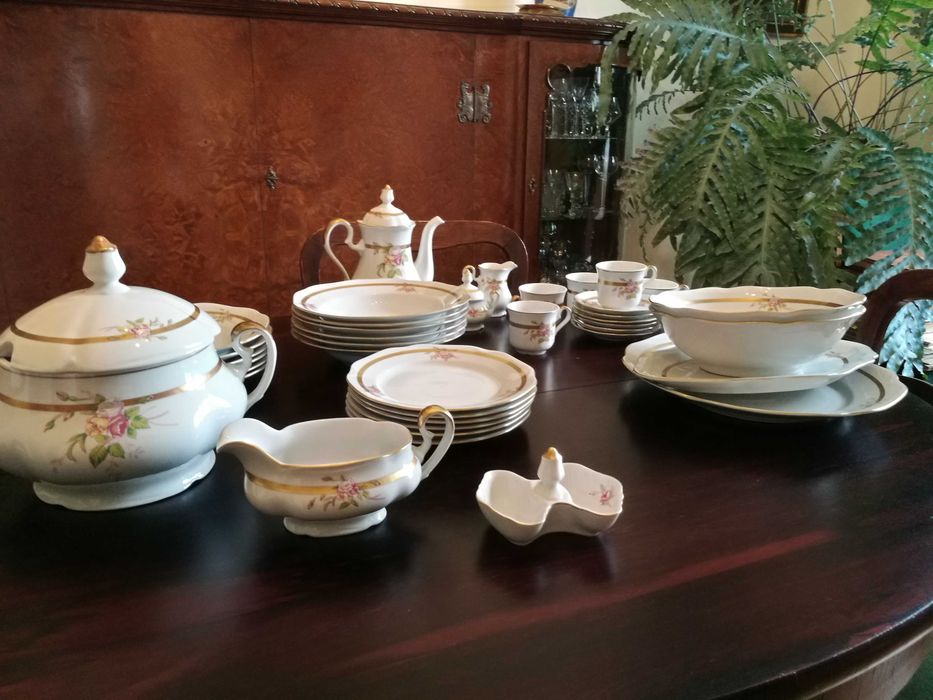 Zastawa obiadowa stołowa Serwis 6 osób Mary Anne