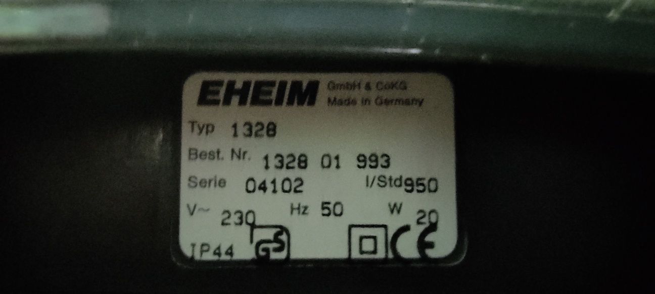 Аквариумный фильтр EHEIM 1328 20W  950л/ч Made in Germany