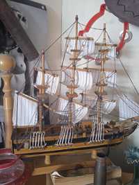 Statek model drewniany statku