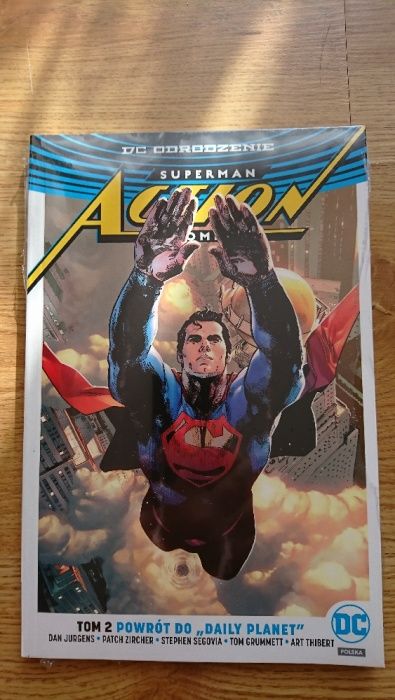 Komiks pt. Odrodzenie Superman Action Comics Powrót do "Daily Planet