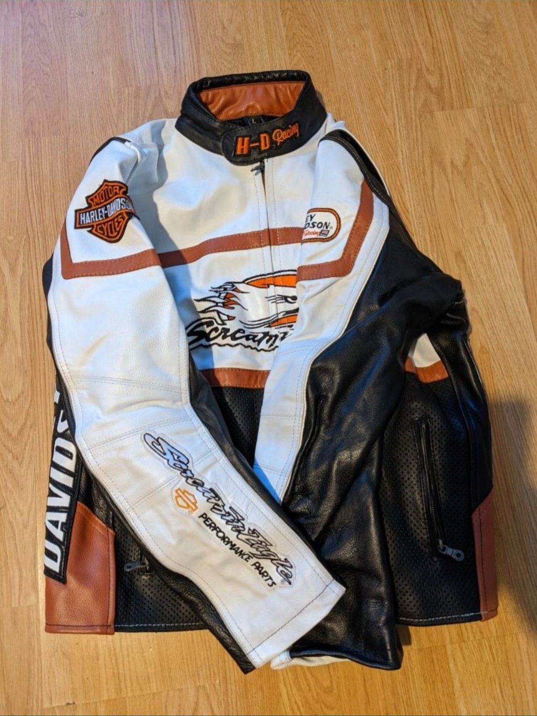 Harley Davidson Screamin Eagle kurtka skórzana L