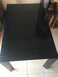 Mesa com tampo vidro