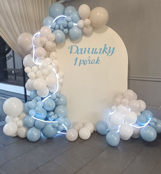 Фотозони,гелієві кульки .