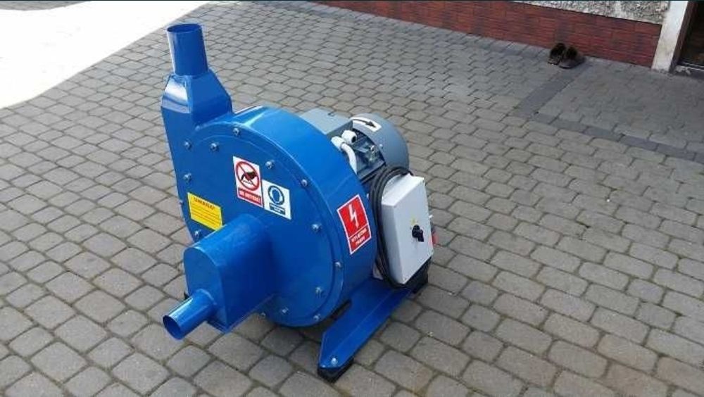 Śrutownik 7.5 ssąco-tłoczący 11kw Nowy rozdrabniacz bijakowy młynek