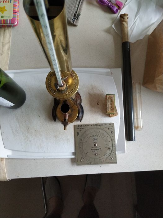 Análise Vinho Destilador Ebuliómetro DUJARDIN