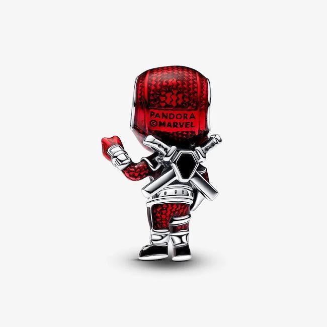 Conta Marvel Deadpool Pandora em Prata de Lei 925 Nova