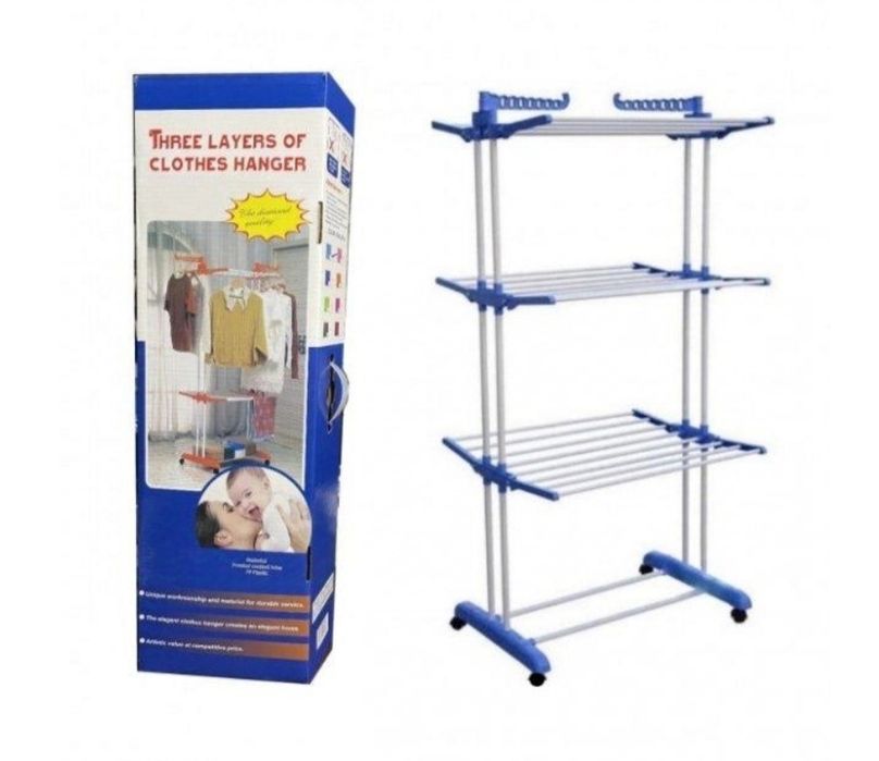 Складана підлогова сушарка для одягу та речей