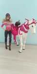 Lalka Barbie z koniem interaktywnym