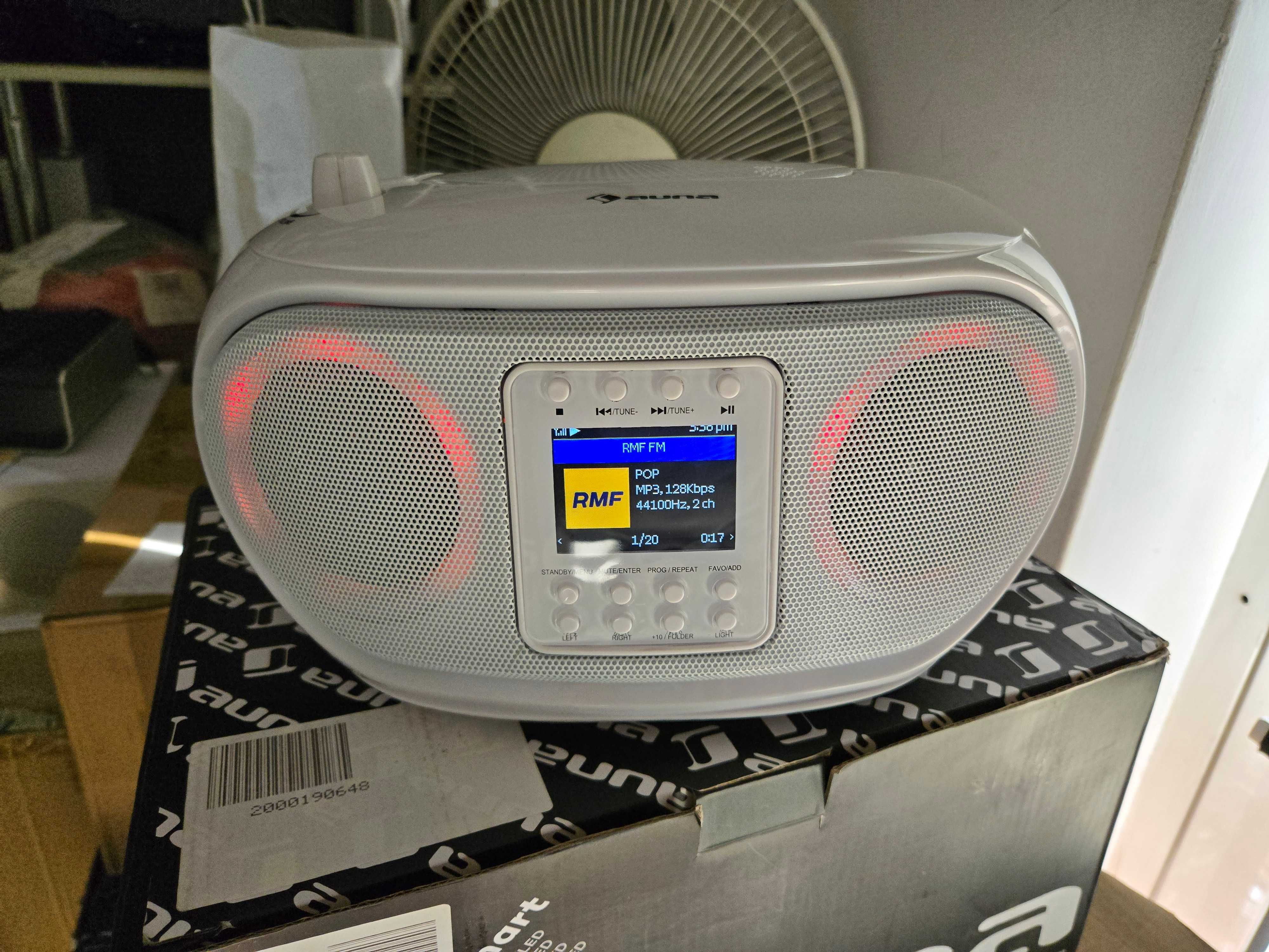 Radio internetowe Radio Dab Boombox Efekty Led Smart Wifi Bluetooth 3A