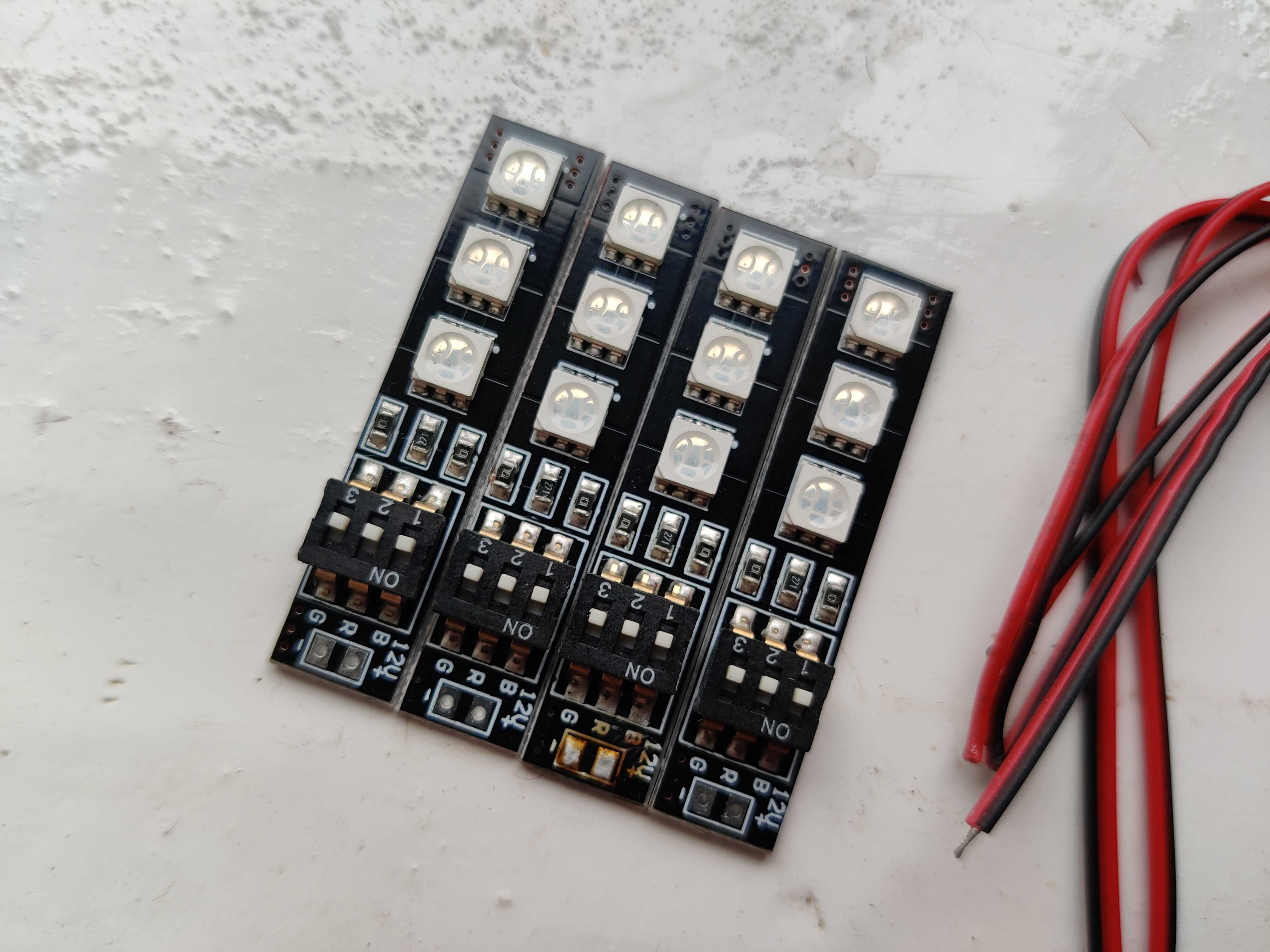 Matek RGB LED Board 5050 12V 4шт (LED плати)