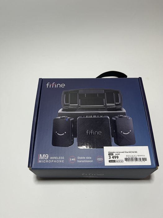 Продам безпровідний петличний мікрофон Fifine M9 DJI GOPRO