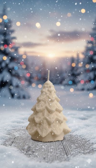 Świąteczne świeca sojowa