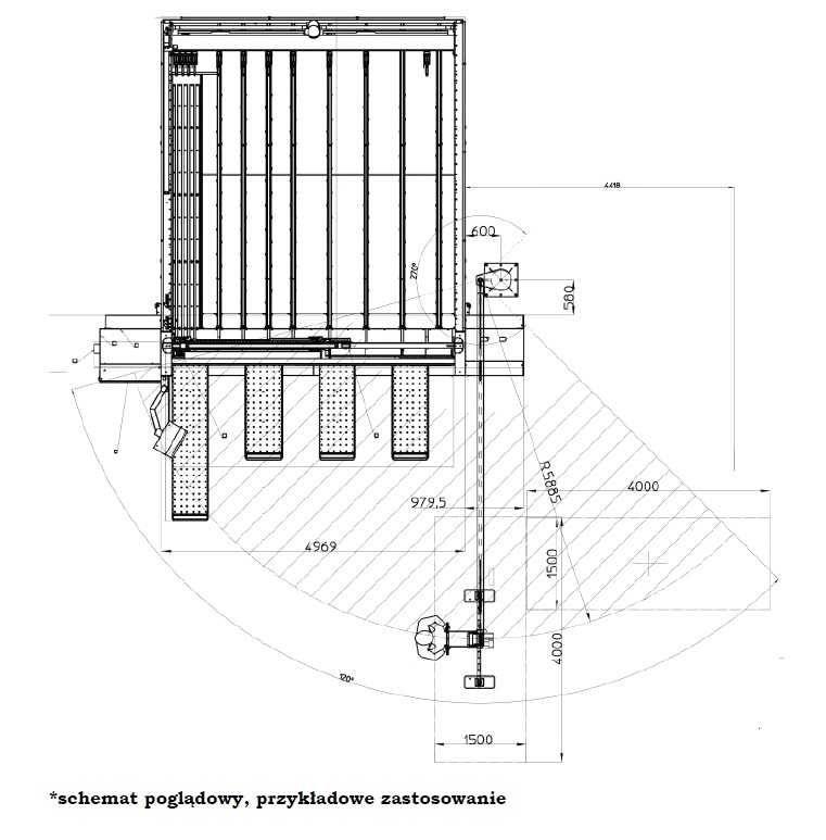 Żuraw słupowy Manipulator Podnośnik Płyt Meblowych Lifter