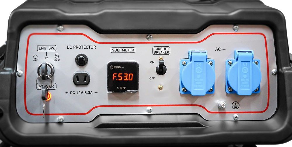 Бензиновий генератор 9.8 кВт, 1-фаз KRAFTWELE KW9800 SUPREME