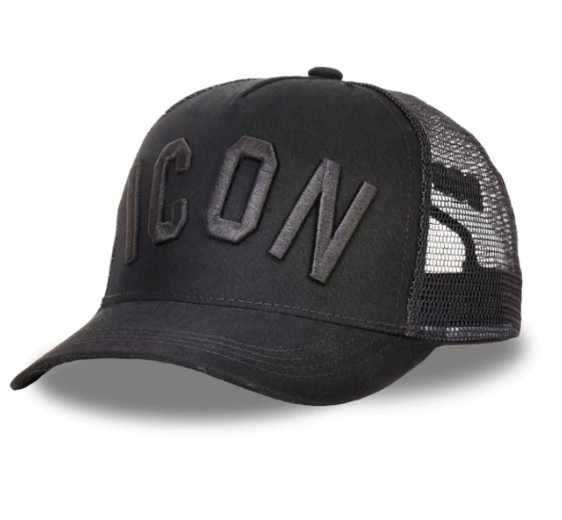 DSQICOND2 ICON DSQ CZAPKA bejsbolówka czerwona czarna niebieska