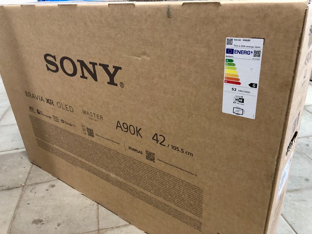 Телевізор Sony MasterSeries OLED XR-48A90K, 42A90K