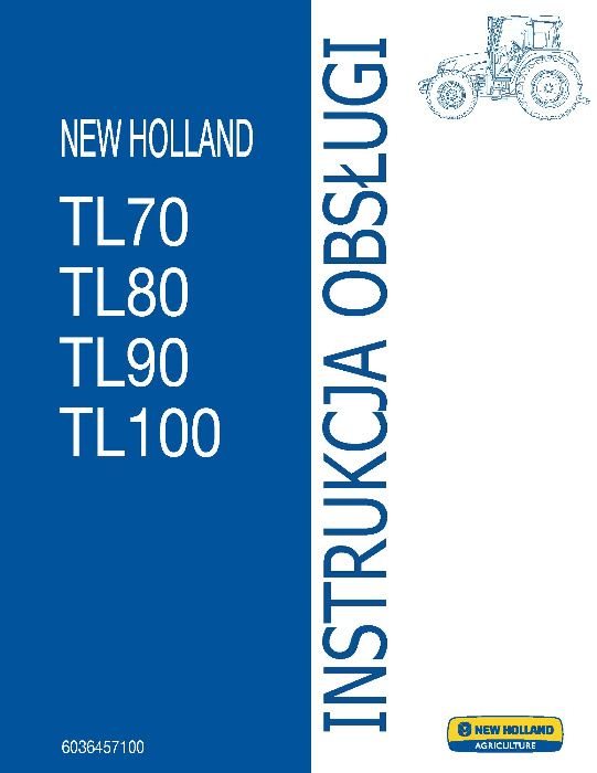 Instrukcja obsługi New Holland TM TH  TL TS TC TD TDD T
