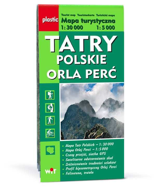 TATRY POLSKIE - ORLA PERĆ Mapa laminowana wit