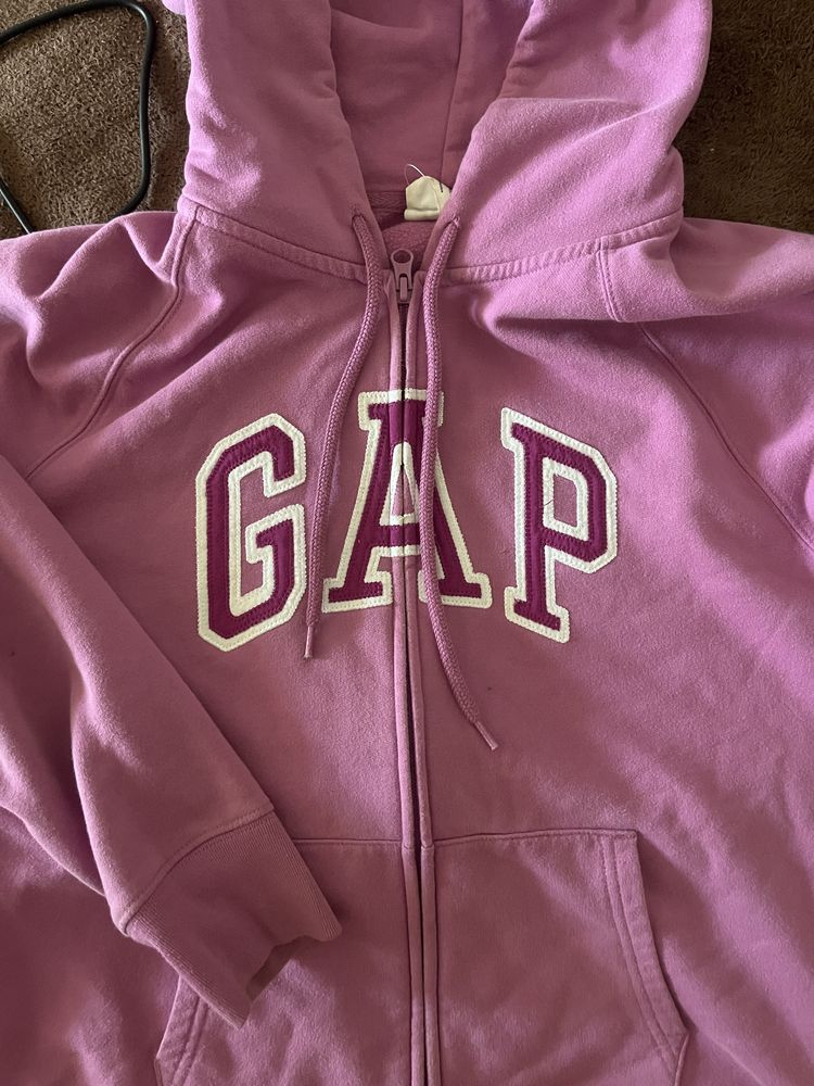 зіп худі GAP. рожева