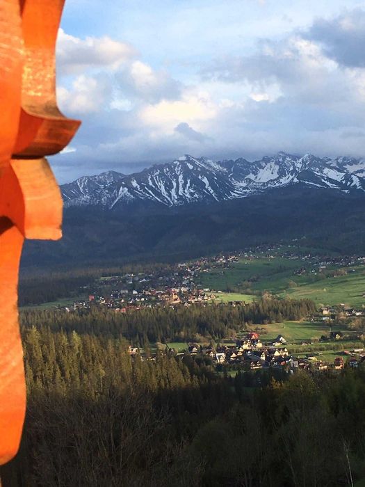 Widok na góry  Dom Gościnny „U Tylki” -  k/Zakopane Nocleg +Wyżywienie