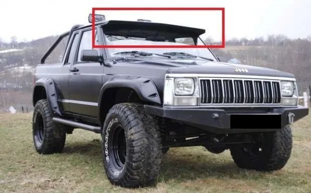 JEEP CHEROKEE XJ SPOILER NAD SZYBE PODKŁAD