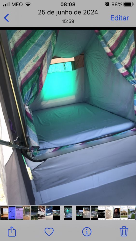 Atrelado tenda de campismo
