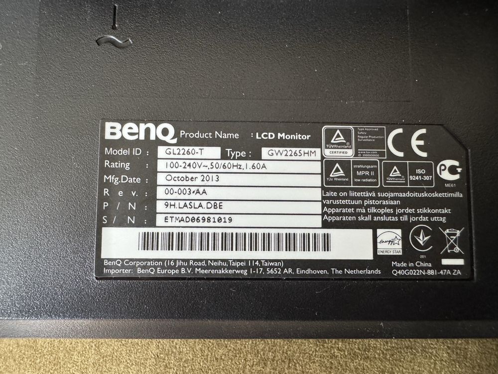 Monitor Benq 22 cale