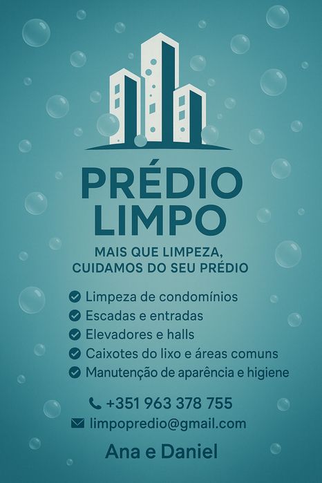 Limpezas de predios e casa