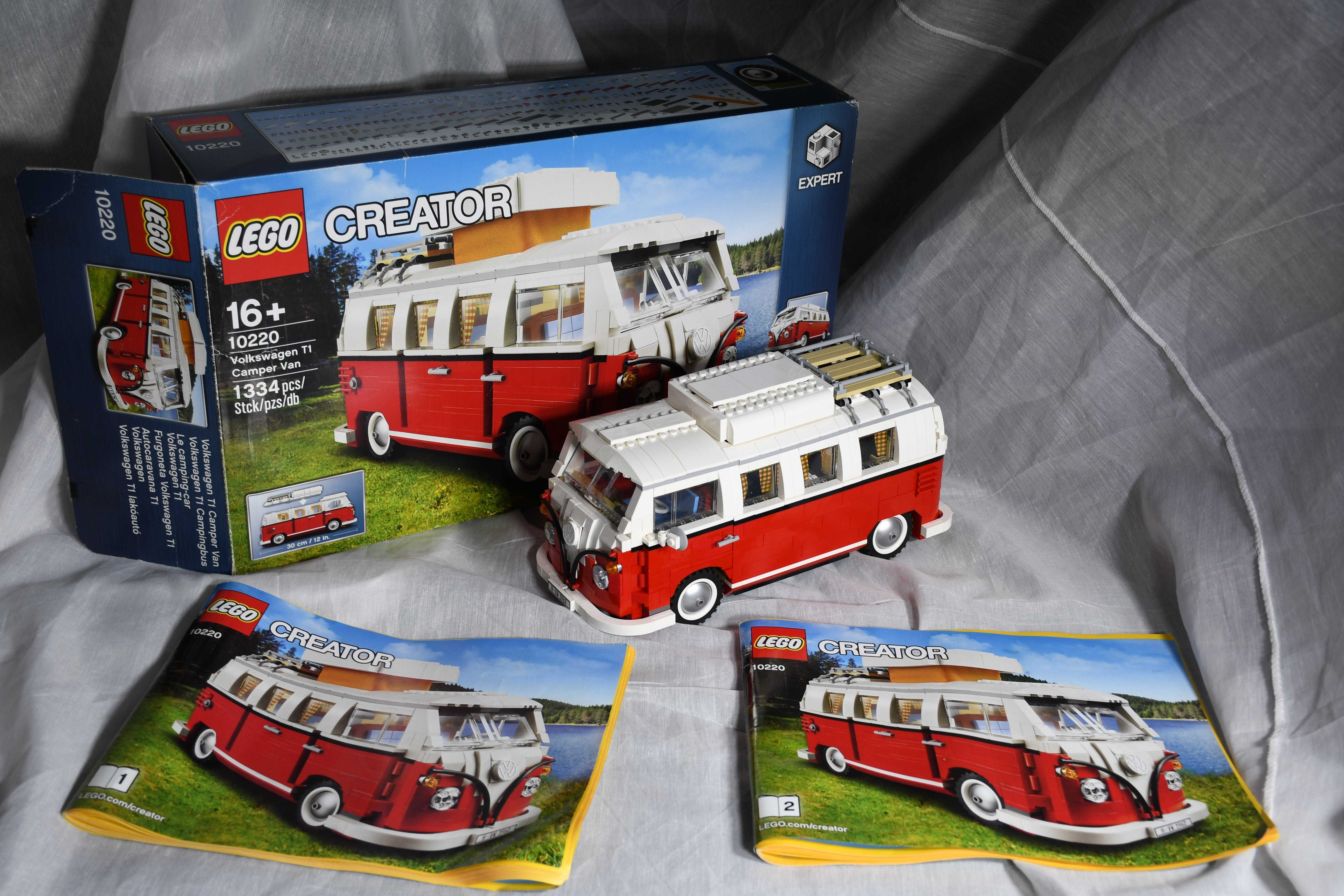 Lego Creator 10220 "Volkswagen T1 Camper Van" w stanie idealnym