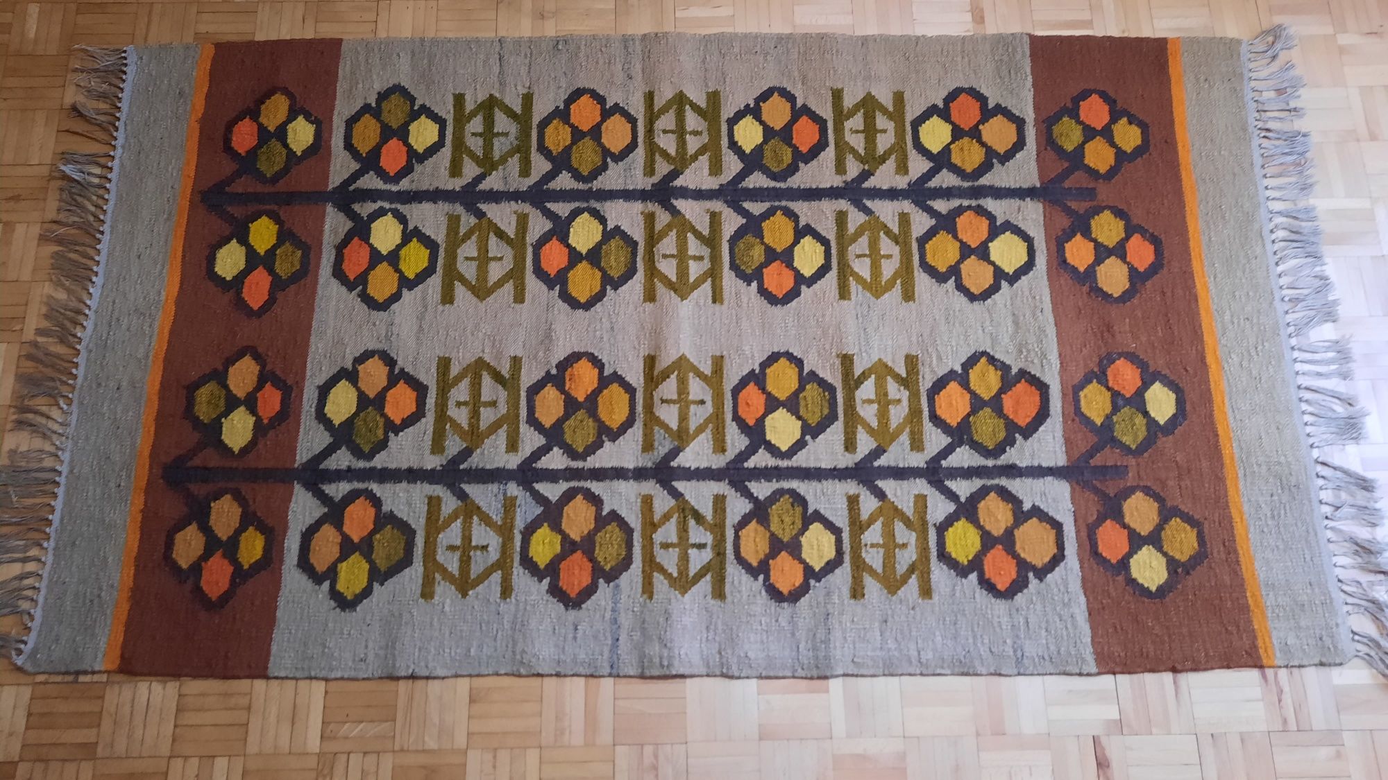 Kilim welniany Cepelia lata 70