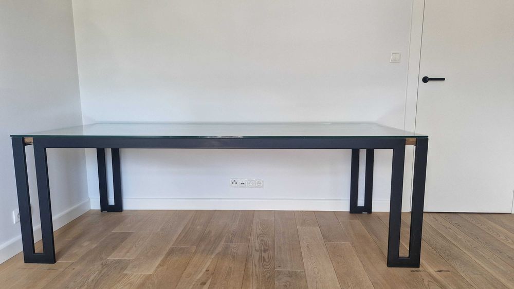 Stól w stylu Retro ze starego drewna 230×95×75