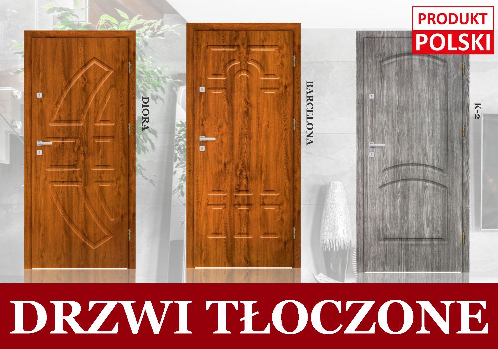 Drzwi ZEWNĘTRZNE -wewnętrzne WEJŚCIOWE drewniane i metalowe z MONTAŻEM