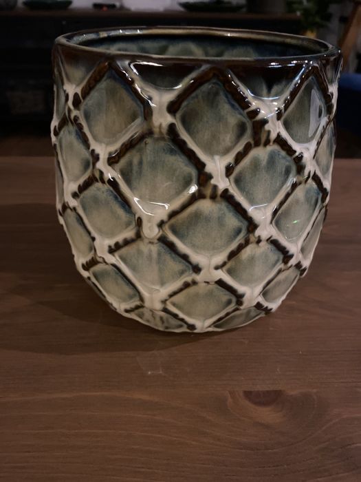 Doniczka osłonka ceramiczna szkliwiona