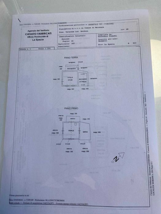 Затишний заміський будинок у Тавароне, Італія, 5.8 гектарів землі
