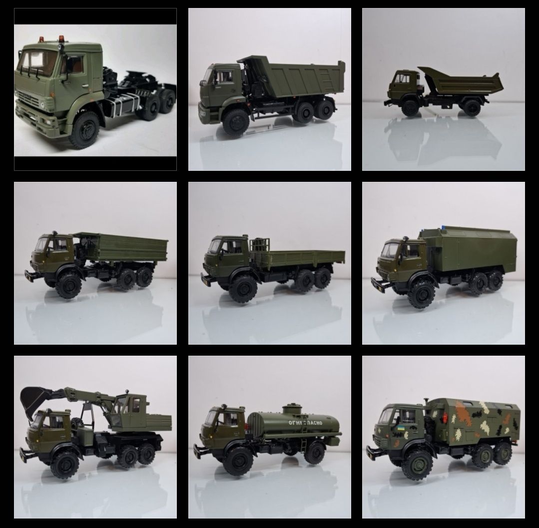 Коллекция Камазов 1/43 Студия МАЛ SSM Элекон Арек Автоистория AVD