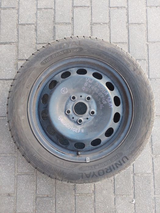 Koła zimowe R16 opony 2024 r. Uniroyal 205 55 R16 91H VW Skoda Audi