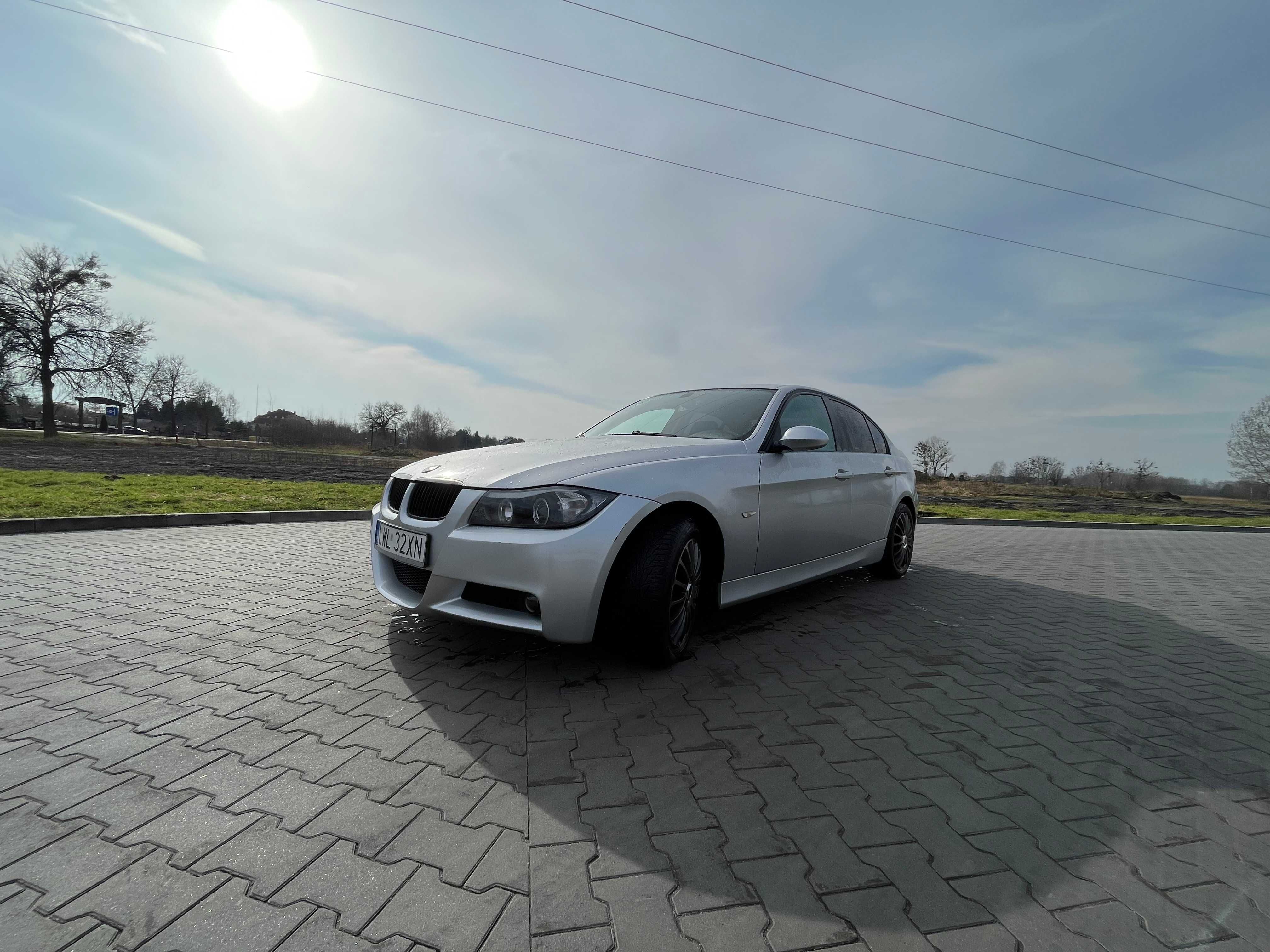 BMW E90 320i LPG 2kpl felg z oponami nokian, dobrze utrzymany