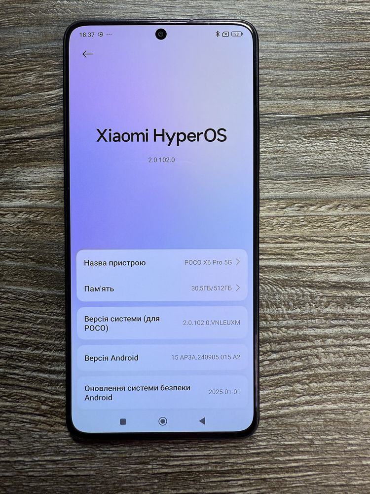 POCO X6 Pro 12/512 гб