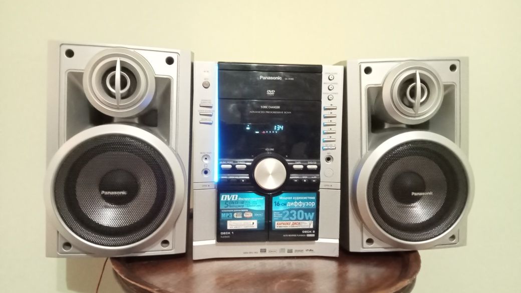 Panasonic SA-AK460,Bluetooth,micro SD,DVD, AUX, DivX,MP3, FM,230W.RMS!