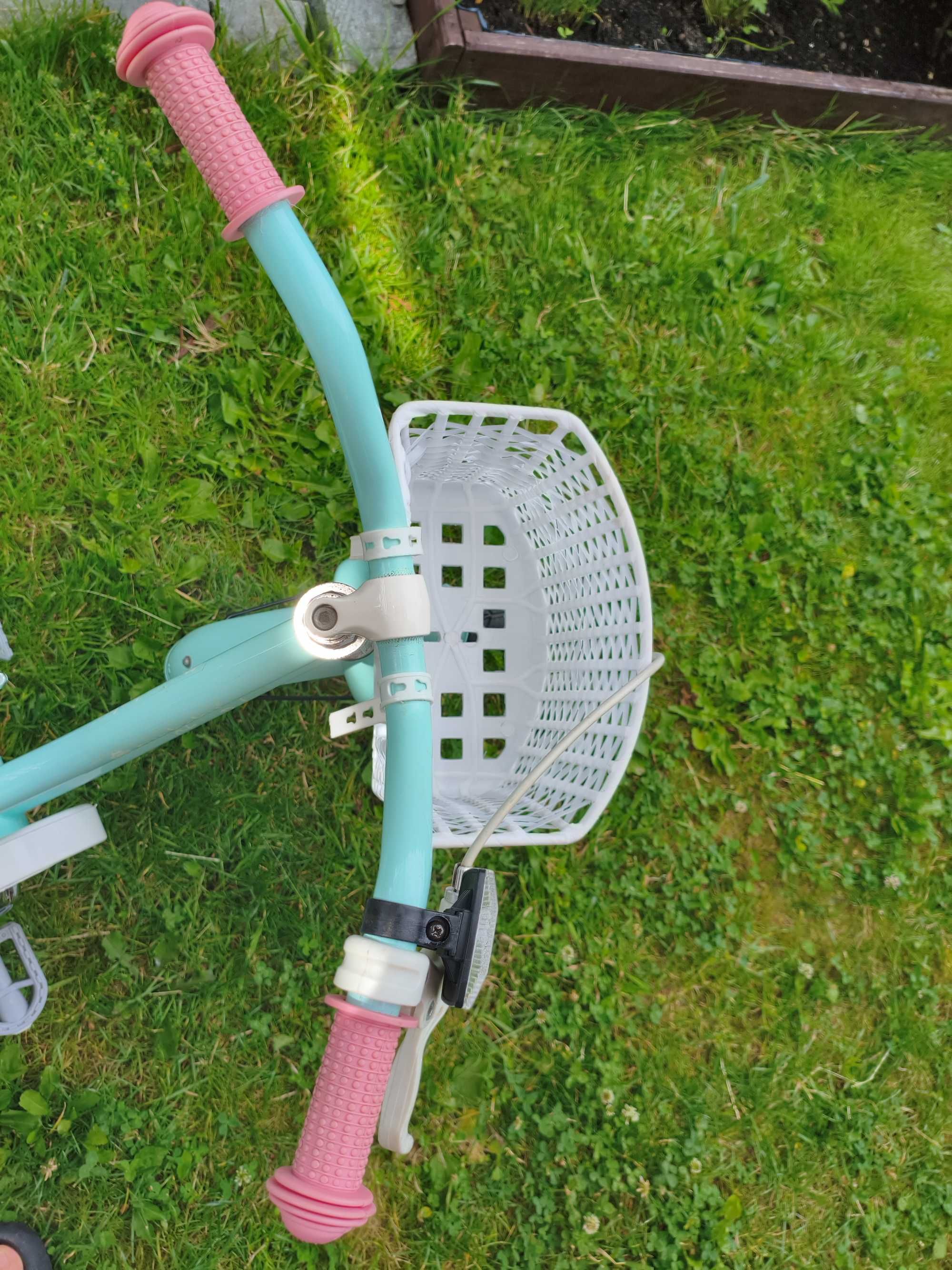Rower dziecięcy Sun baby Heart Bike 14 cali dla dziewczynki Miętowy