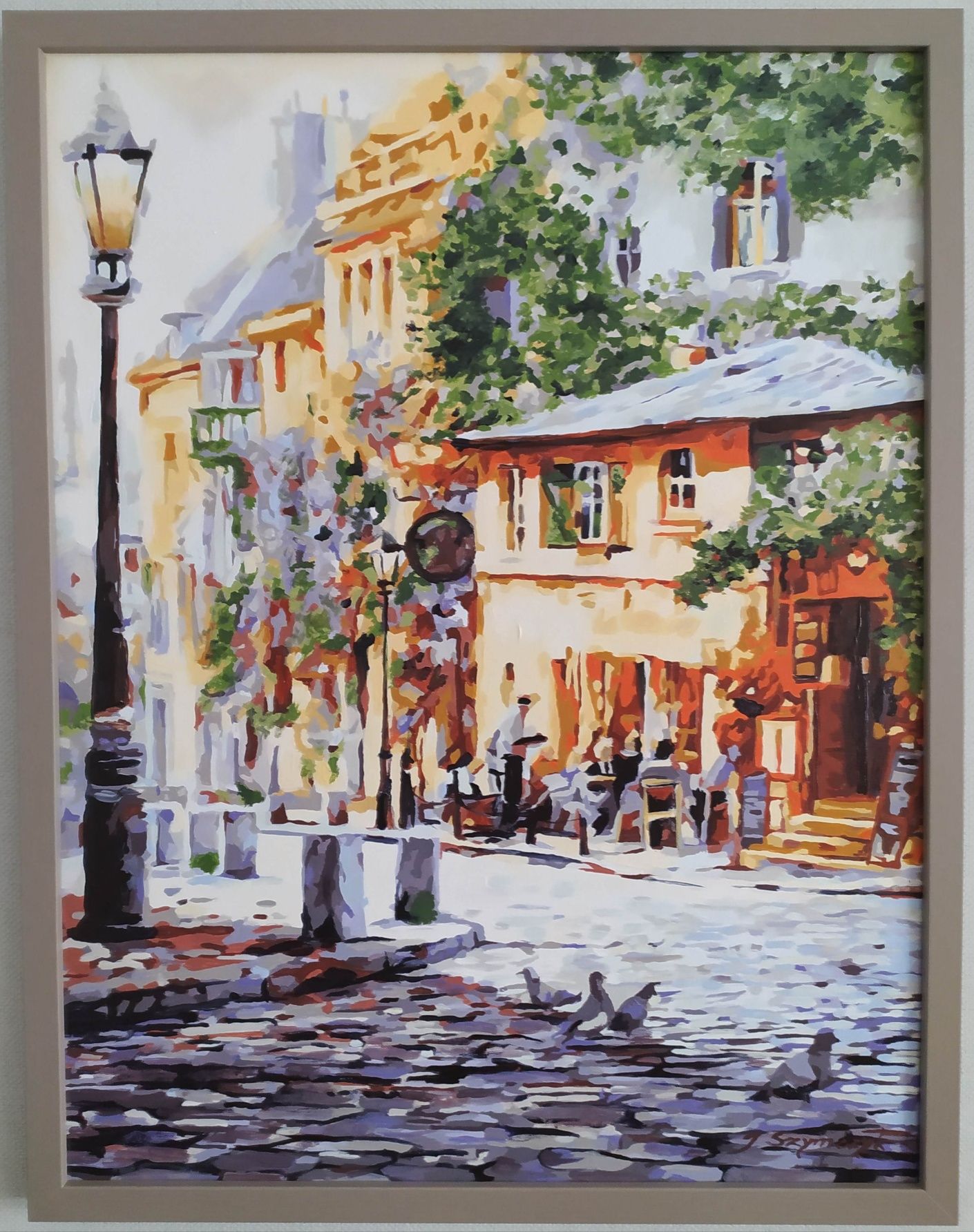 Włoskie uliczki - obraz 68 cm x 53 cm
