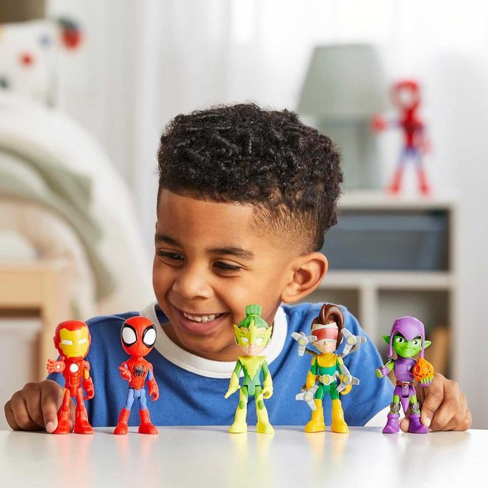 Spidey I Super Kumple Spidey Iron Man Zielony Goblin Electro Doc Ock