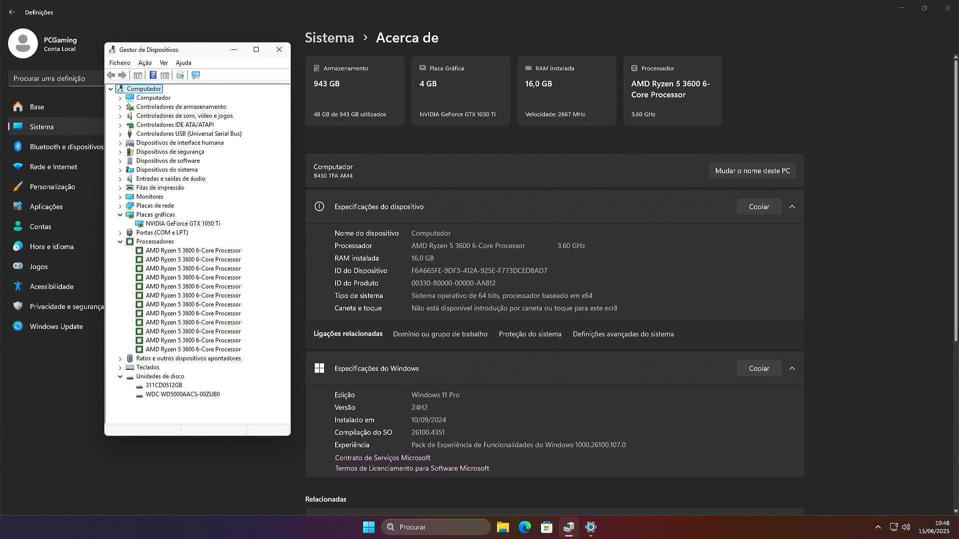 Ryzen + GTX + Nvme + HDD