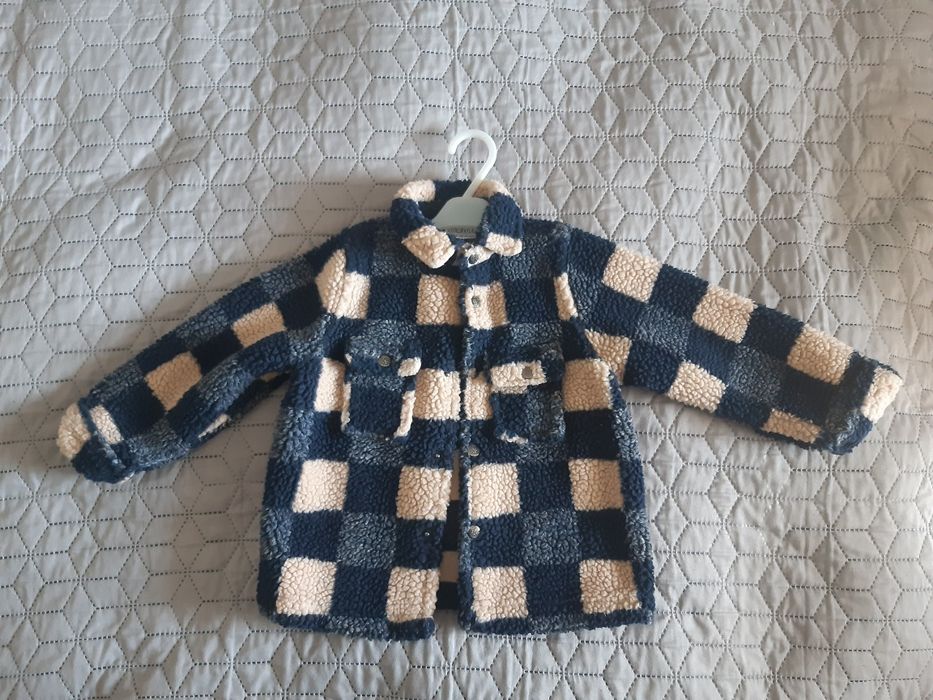 Koszula kurtka baranek kratka Pepco 92 cm