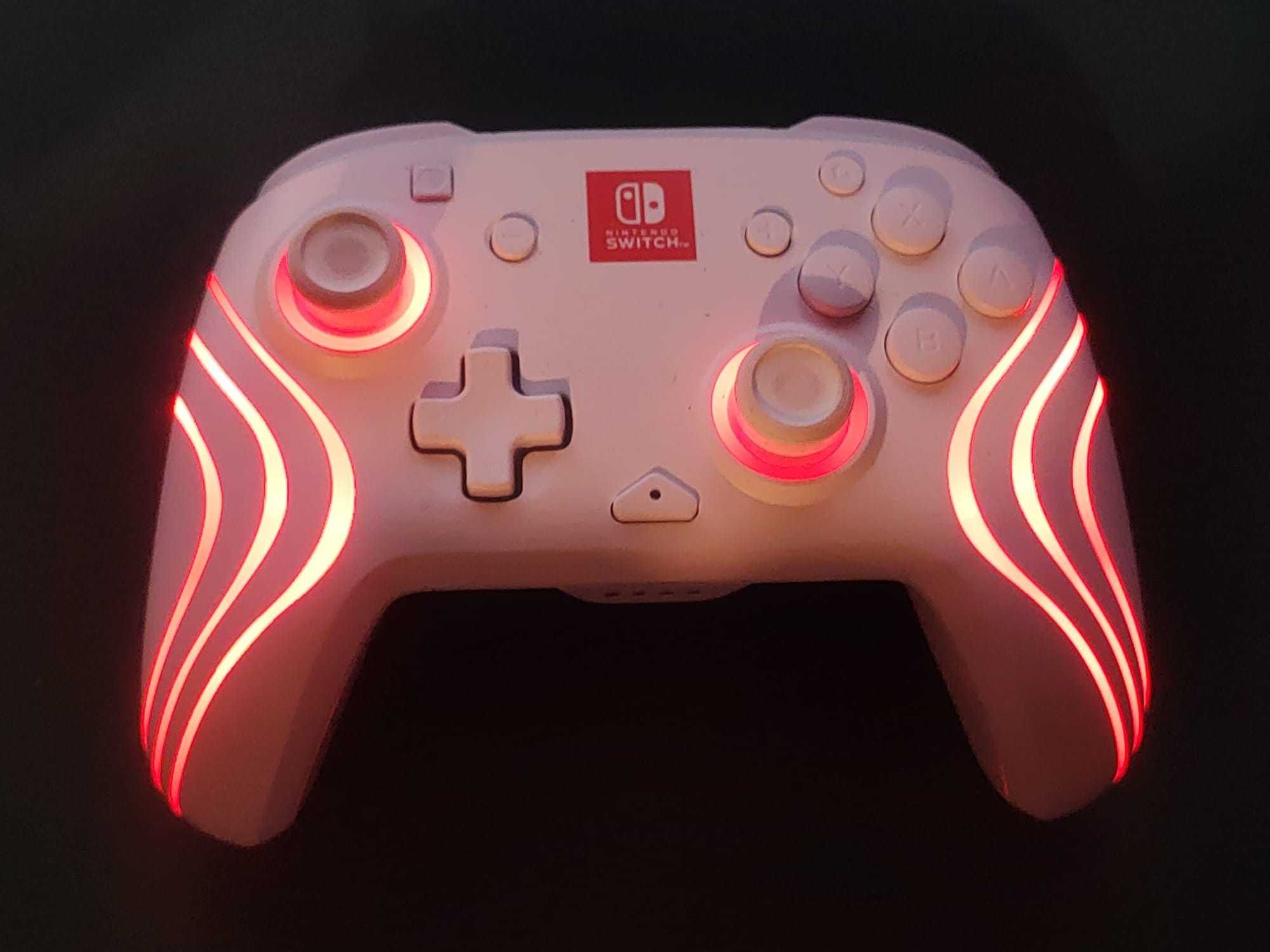PDP Nintendo Kontroler bezprzewodowy SWITCH 1 i 2 OLED Afterglow WAVE